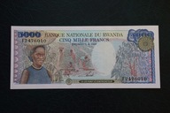 Banknot Rwanda 5000 Francs UNC !!!