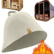 100% WEŁNA POLSKA KAPELUSZ CZAPKA DO SAUNY SAUNA WEŁNIANA NA GŁOWĘ NAKRYCIE