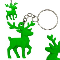 BRELOK RENIFER ŚWIĄTECZNY ZIELONY brelok do kluczy prezent święta dekoracja