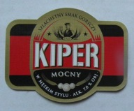ETYKIETA PIWO KIPER MOCNY BROWAR SULIMAR PIOTRKÓW