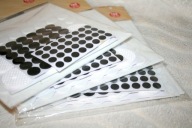 ZESTAW PODKŁADEK FILCOWYCH SAMOPRZYLEPNE RÓŻNE ROZMIARY 3 x 125 SZTUK