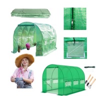 FOLIAK NA TUNEL FOLIA ZAMIENNA OGRODOWA ZIELONA 2x3m GRUBA PE 150 g/m² UV4+