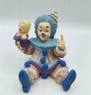 rewelacyjny KLAUN brzuchomówca z pacynką na ręce - kolekcjonerska