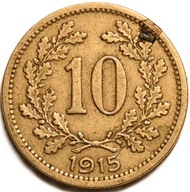Austria. 10 halerzy 1915 Austro-Węgry