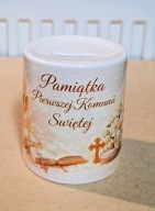 skarbonka ceramiczna, Prezent komunijny, Prezent na komunię, Komunia