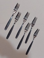 GERLACH WIDELCE WIDELCZYKI DO CIASTA STAL NIERDZEWNA LATA 70 KOMPLET 6 SZT