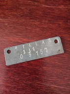 Nieśmiertelnik stalag 338 Krzywy róg Ukraina