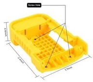 Wieszak uchwyt do akumulatora DeWalt 18v na pasek na ścianę