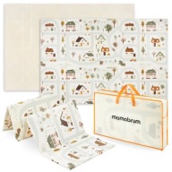 Mata edukacyjna piankowa dwustronna 180x120 cm beżowa