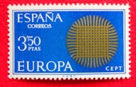 HISZPANIA 1970 Europa CEPT czyste**