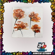 Obraz 20x20 na płótnie, "Kwiaty" - Aukcje 34. Finał WOŚP