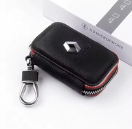 SKÓRZANE ETUI na klucze RENAULT logo KLUCZYK samochodowy ELEGANCKI brelok