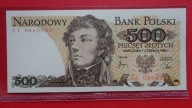 500 zł 1982 ,seria EE 0865908,stan I,rzadka seria
