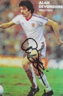 Autograf Alan Devonshire, West Ham United