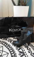 Kazar kozaki damskie 36 czarne 100% skóra
