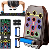 DESKA DO POMPEK 14W1 EB FIT UCHWYTY PUSH UP BOARD TRENING KLATKA BARKI