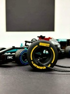 BRELOK zawieszka do kluczy mini opona F1 ŻÓŁTA
