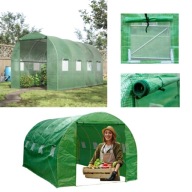 TUNEL FOLIOWY SZKLARNIA UV-4 4x2,5m MOCNY STELAŻ NAMIOT PREMIUM 10m² FOLIAK