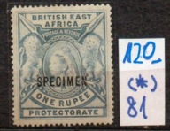Wschodnia Afryka 2 , nr 81 (*) , próba