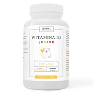 Witamina D3 800IU DLA DZIECI do ssania 120 tab