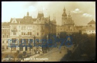 LWÓW - PLAC HALICKI I KOŚCIÓŁ BERNARDYNÓW 1930