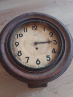 Stary zegar ścienny tarcza Gustav Becker