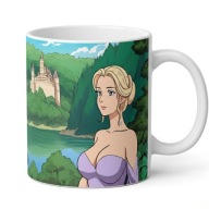 Kubek księżniczka anime zamek fantasy 330 ml prezent