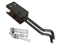 Kotwa do słupa Blooma Neva stalowa 7 x 7 x 40 cm szara