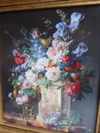 Obraz na porcelanie Koszyk kwiatów PLAUE seria limitowana