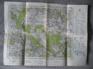 TOMASZÓW MAZOWIECKI INOWŁÓDZ OLSZOWIEC UJAZD STRZEMESZNA przedw. MAPA 1937
