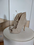 BUTY WHITE HOUSE BOTKI SANDAŁY 39 BEŻ