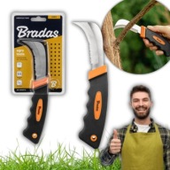 NÓŻ MAŁY OGRODOWY UNIWERSALNY SIERPOWY DO ROŚLIN GAŁĘZI LASU PRZYCINANIA