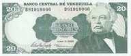 Wenezuela - 20 Bolivares - 1995 - P63e - St.1