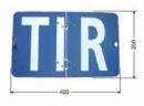 Tablica TIR składana/łamana 300x400mm