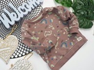 Nutmeg - ocieplana bluza dinozaury r 80