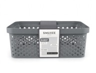 Koszyk SMUKEE HOME BASKET 35,8x26,5x12,8 cm Kosz Organizer Szary
