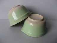 Ceramika MIROSTOWICE : BULIONÓWKI kompotierki FLACZARKI : ZIELONE Sadulski