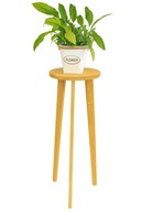 Drewniany kwietnik stolik półka na kwiaty doniczkę loft retro