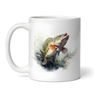 Kubek z okoniem dla wędkarza, okoń 330ml