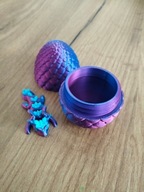 Mini Smok w Smoczym Jaju – Figurka Fantasy, Dekoracja, Pomysł na Prezent