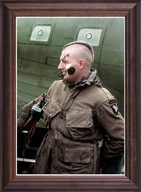 Obraz Józef Oleskiewicz portret w drewnianej ramie ze szkłem