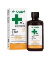 Dr Seidel Skin & Coat Oil 250ml Olej z Łososia Wiesiołka Biotyna