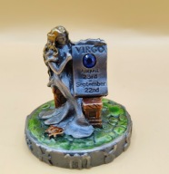 ANGLIA cynowa figurka znak Panna W.A.P.W. śliczna