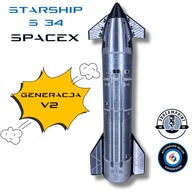 SpaceX Starship 1:144 Model Rakiety