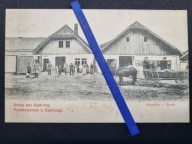 KAŃCZUGA 1906 Rynek Gruss aus Judaica B. Wolkner MARKOWA PRZEWORSK