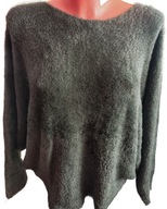 Sweter damski typu alpaka khaki r. uniwersalny (większy)