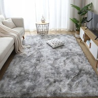 Pluszowy Dywan Shaggy Puszysty Do Salonu Miękki 120x170 Prostokąt Futrzany