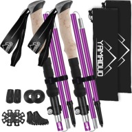 KIJKI DO NORDIC WALKING DLA KOBIET - SKŁADANE 105-125 CM