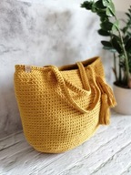 MAMAJASTUDIO Duża torba na ramię, torebka z kieszonką,różne kolory