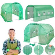 TUNEL FOLIOWY 10m2 OGRODOWY FOLIA ZAMIENNA NA SZKLARNIA FOLIAK 2,5x4x2m